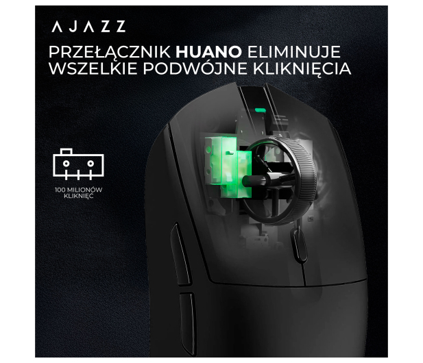 Ajazz AJ139 V2 MC 3311 ze stacją dokującą czarna - 1536392 - zdjęcie 11